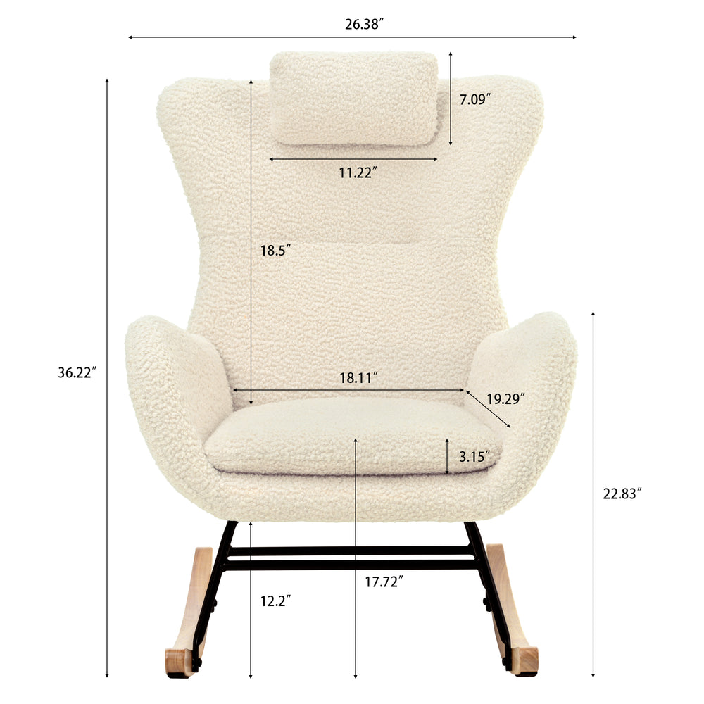 Teddy Comfort Rocker - A Cozy Glider for Every Room