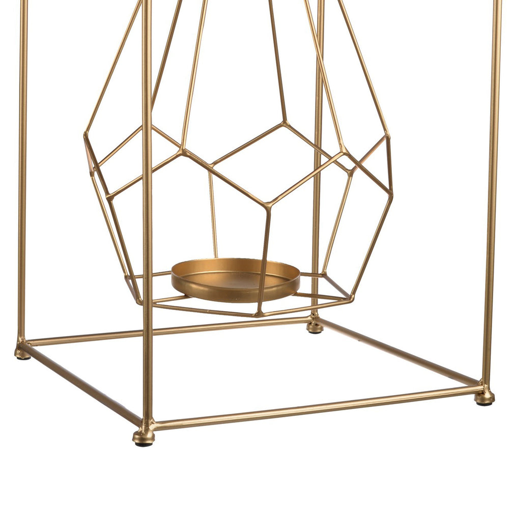 Elegant Metal Candle Stand