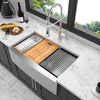 Rustic Stainless Steel Farmhouse Sink