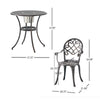 Chic Bistro Set with Ice Bucket