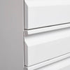 Lockable Mobile File Cabinet - Sleek Office Storage on Wheels