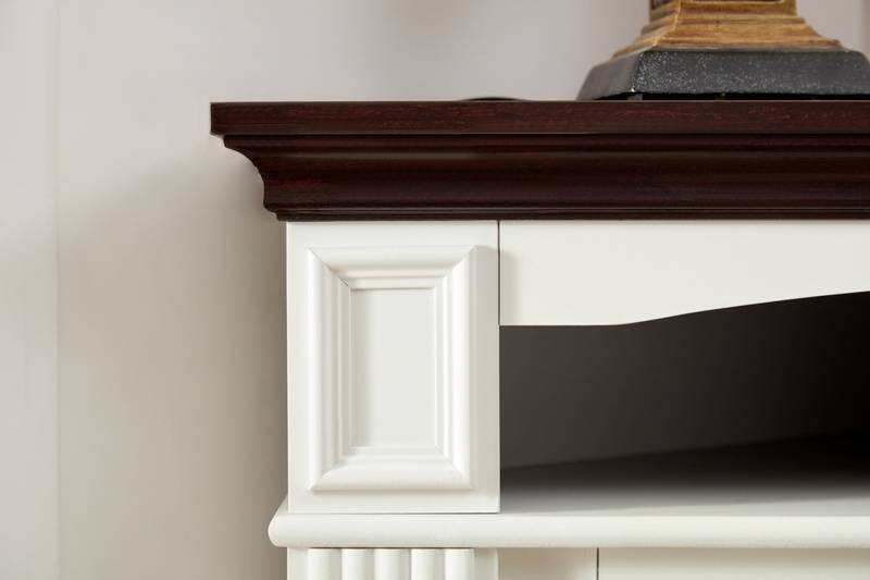 Cozy Corner Electric Fireplace with Remote Control