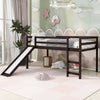 Fun Loft Bed with Slide - Twin Espresso