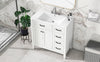 Sleek White Bathroom Vanity & Sink Combo