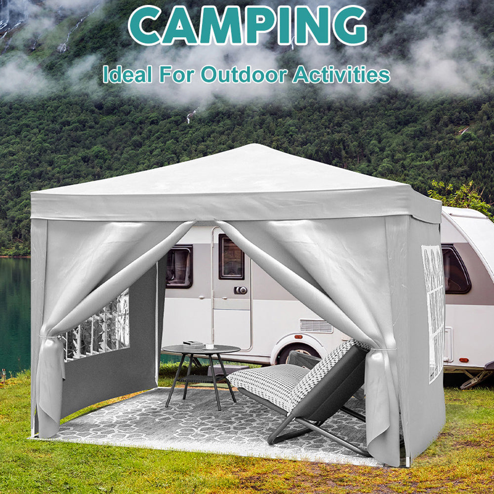 Easy Pop-Up Canopy with Sidewalls - Ultimate Outdoor Shelter!