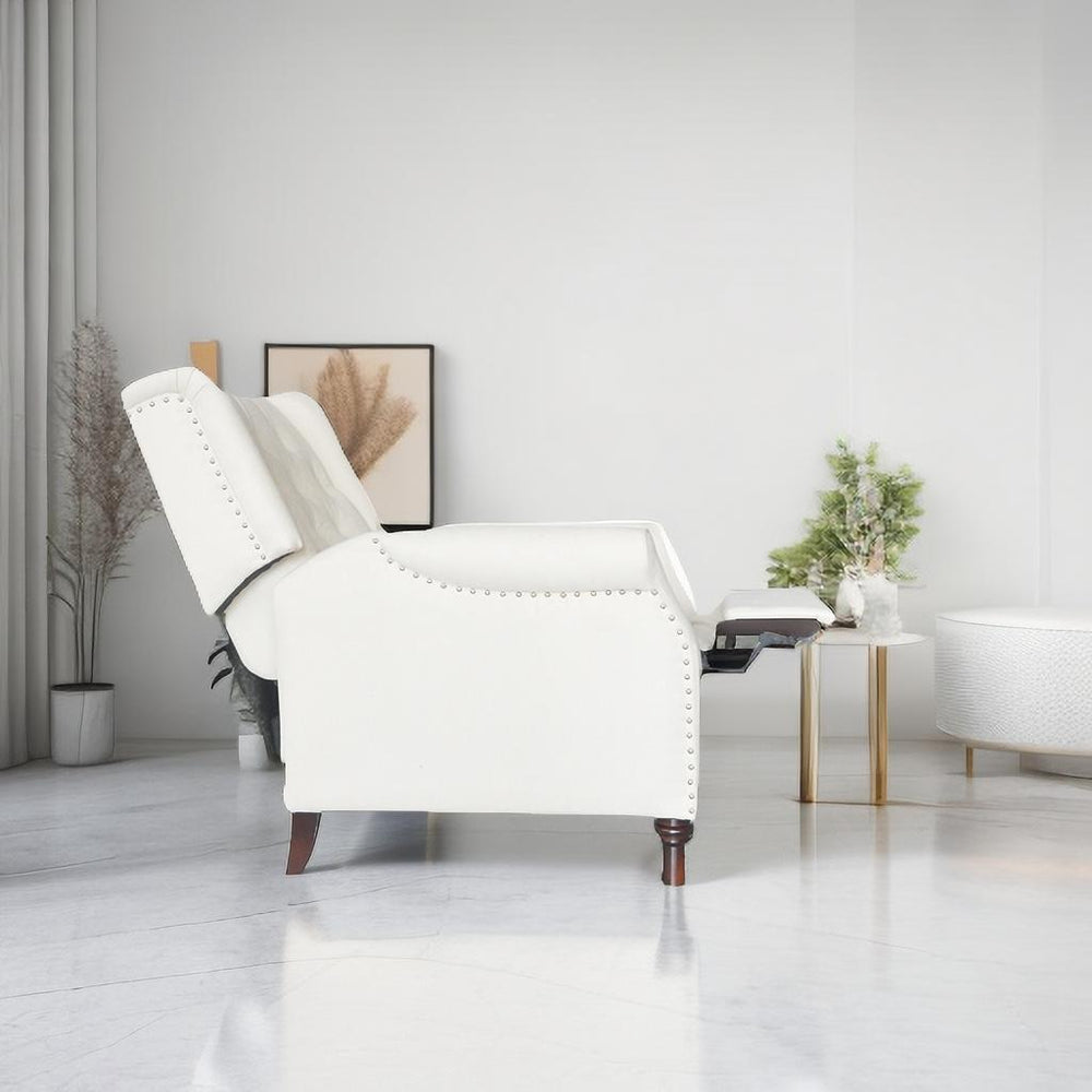 Cozy Beige Recliner Sofa Armchair