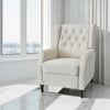 Cozy Beige Recliner Sofa Armchair