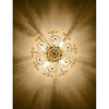 Sparkling Gold Burst Ceiling Light