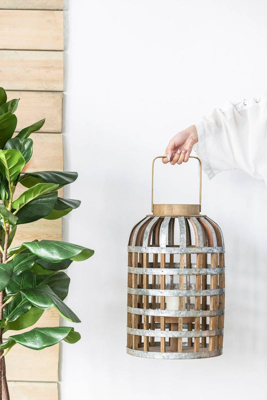 Charming Wooden Lantern for Home & Garden