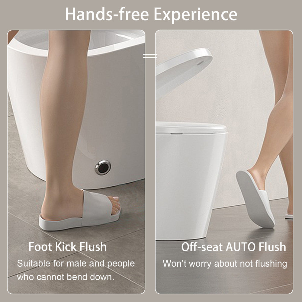 Smart Bidet Toilet: Heated Seat & Auto Features