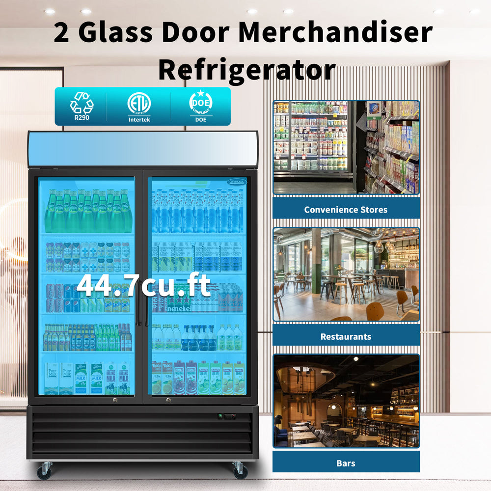 Chill & Display Glass Merchandiser Refrigerator