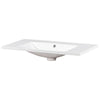 Chic Resin Vanity Sink with Three Faucet Holes