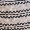Lani Chic Black and Natural Pouf