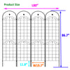 Stylish Rustproof Garden Trellis for Climbing Plants