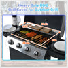 Stainless Steel 4-Burner Propane Grill with Shelves & Wheels