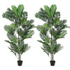 Tropical Oasis Faux Palm Trees - Lifelike Indoor/Outdoor Decor