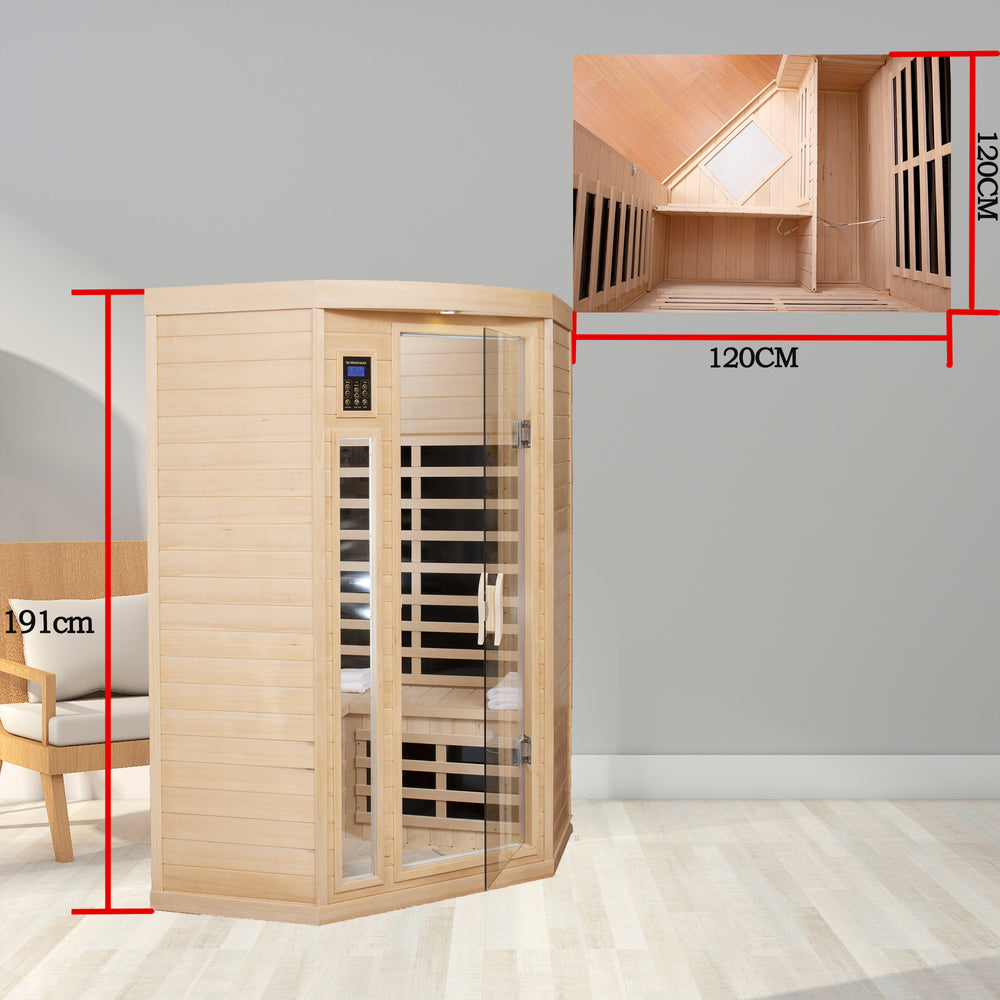 Cozy Corner Infrared Sauna for Two