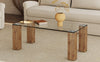 Elegant Glass Coffee Table - Chic & Durable Design