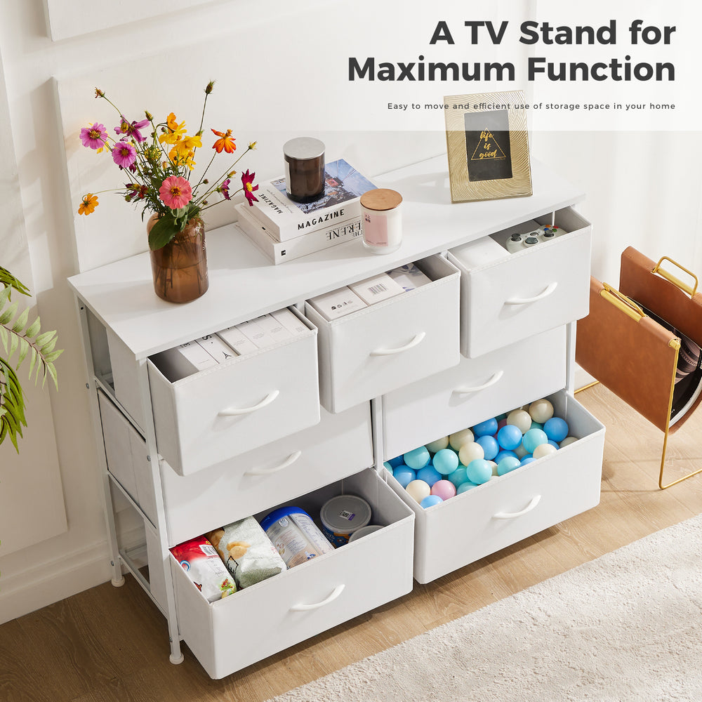 Chic White Wardrobe Locker with Ample Storage