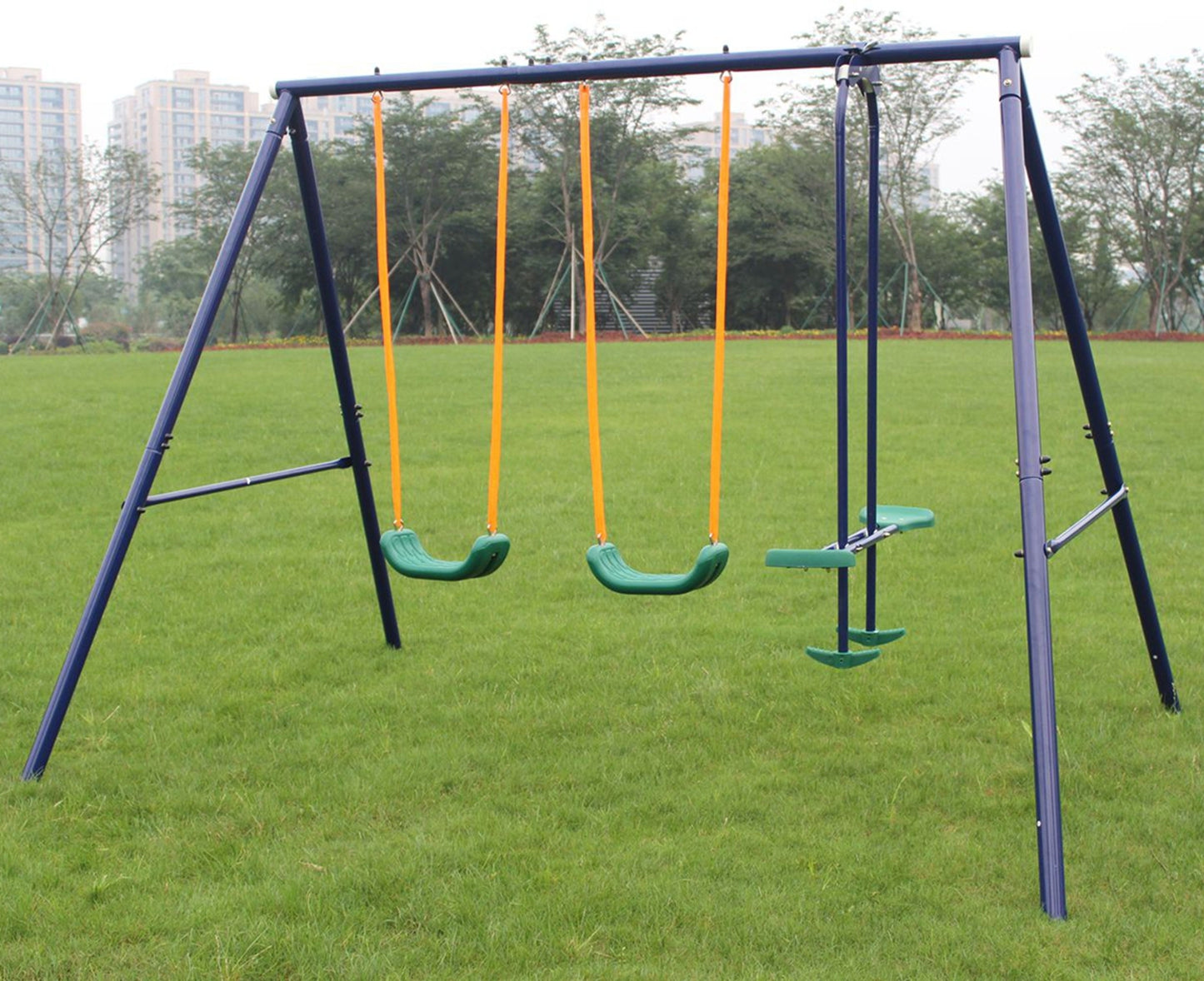 Joyful Glider Swing Set for Kids