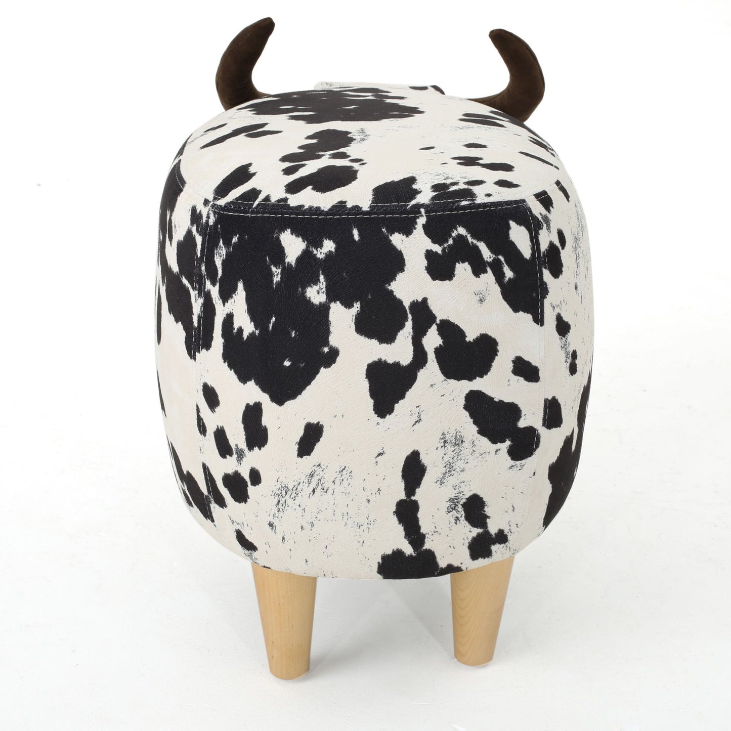 Cow Delight Velvet Ottoman