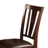 Stylish Espresso Side Chairs with Padded Comfort