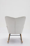 Velvet Mid-Century Rocking Chair - Cozy & Chic for Your Space