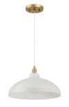 Starlit Brass Pendant Light