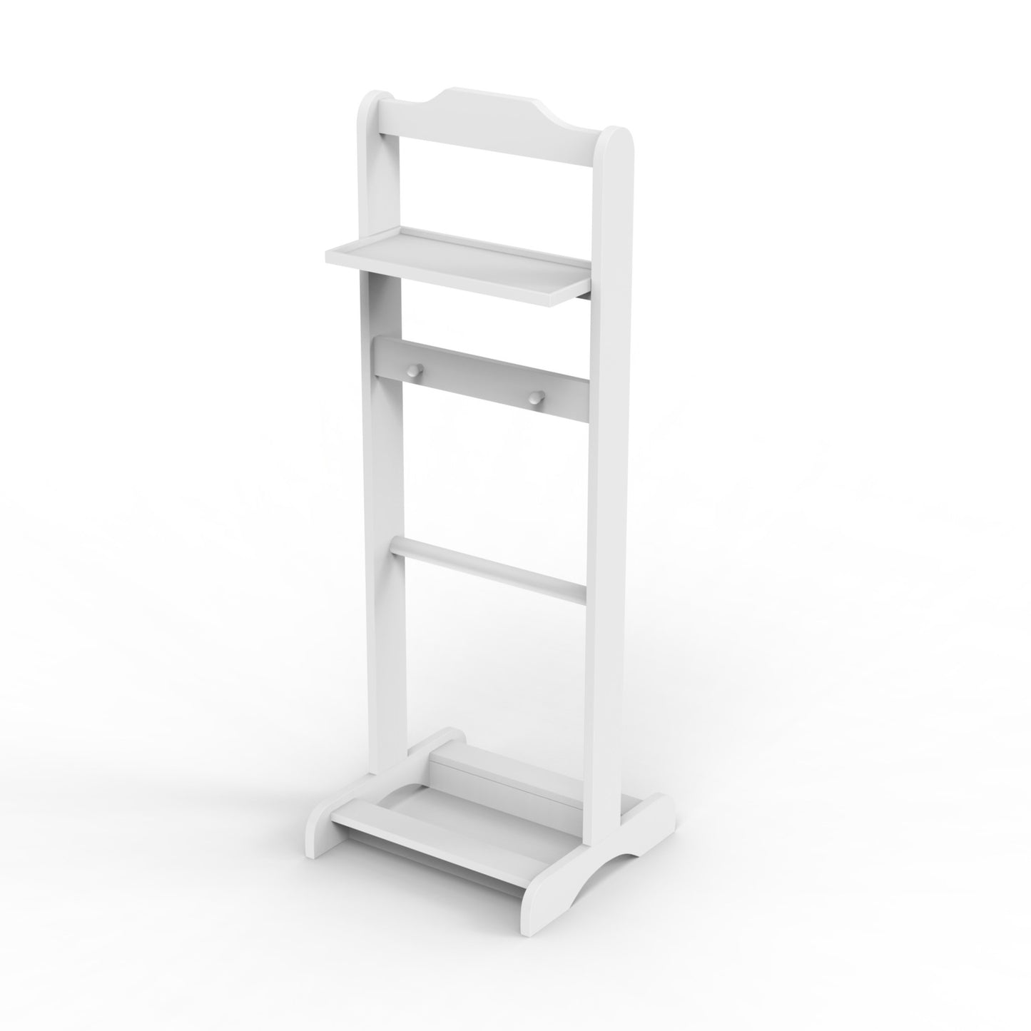 Stylish Portable Garment Rack with Storage