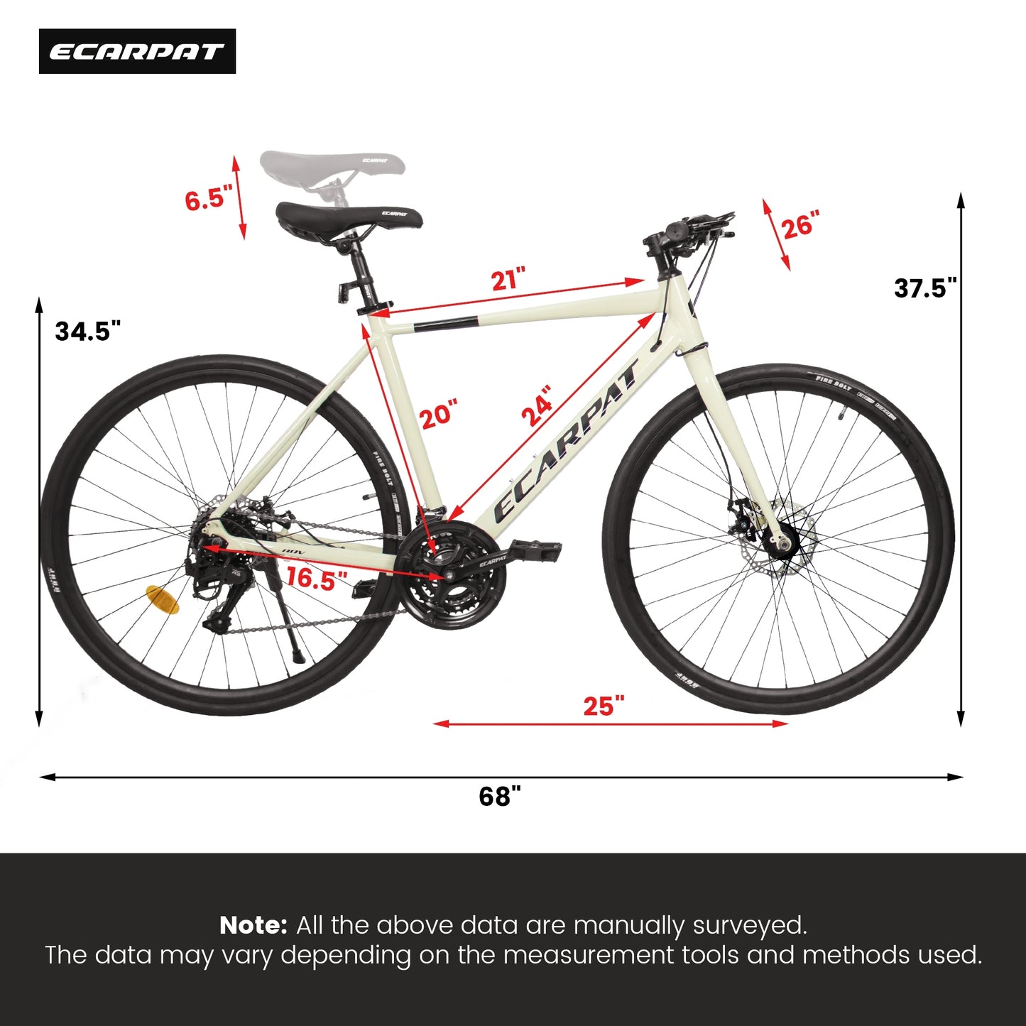 SwiftRide Disc Brake Road Bike