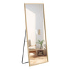 Elegant Full-Length Solid Wood Mirror