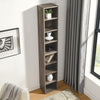 Slim Media Tower - Tall Storage for CDs, DVDs & Books