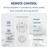 Breezy White Ceiling Fan with Remote