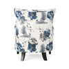 Chic Vintage Print Club Chair