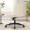 Chic Rolling Office Chair with Swing Backrest