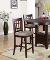 Stylish Brown Counter Height Dining Chairs - Cozy Upholstered Design