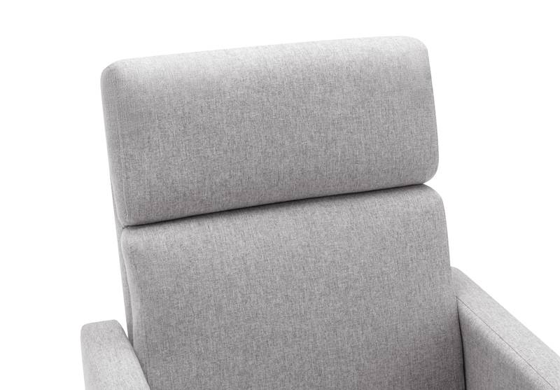 Cozy Gray Rocking Nursery Chair