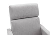 Cozy Gray Rocking Nursery Chair