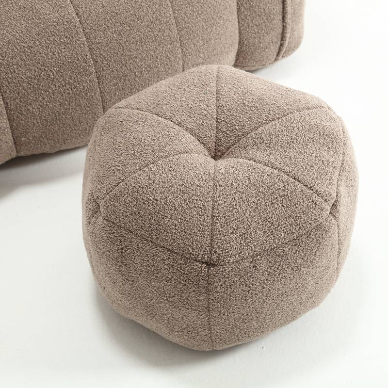 Cozy Foam Bean Bag Chair & Footstool