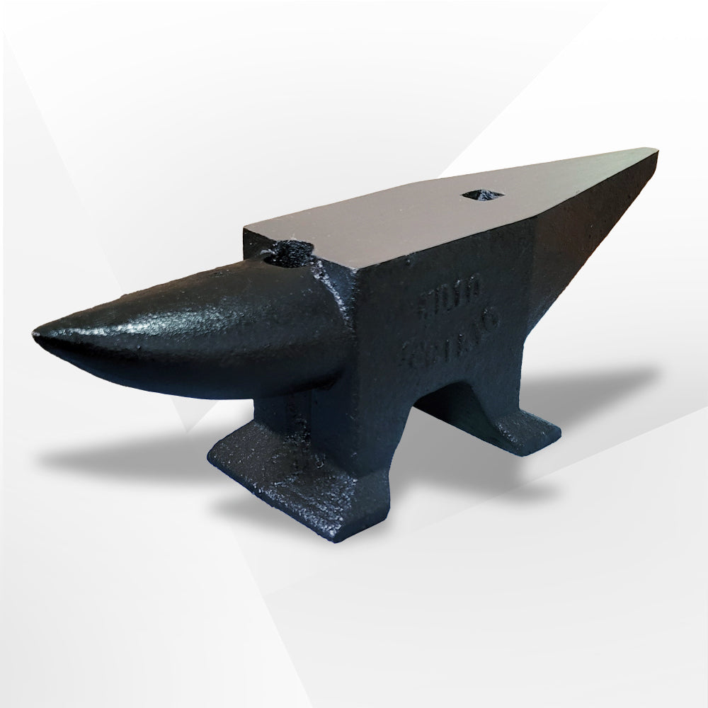 Heavy-Duty Blacksmith Anvil with Round Horn & Stable Base