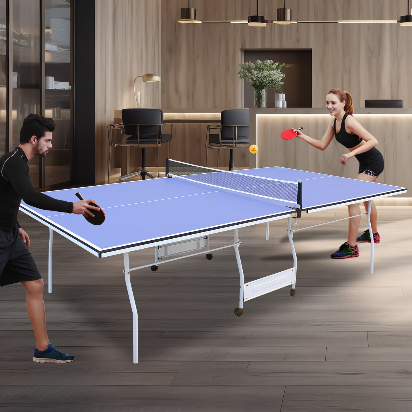 Portable Ping Pong Table Set: Fun for All Indoors!