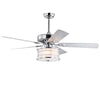 Dreamy LED Ceiling Fan with Remote – Rustic Charm Meets Modern Style!