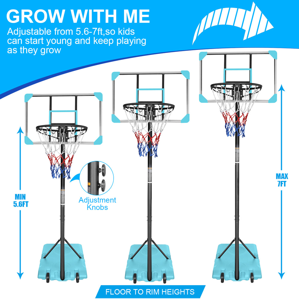 All-Weather Adjustable Basketball Hoop