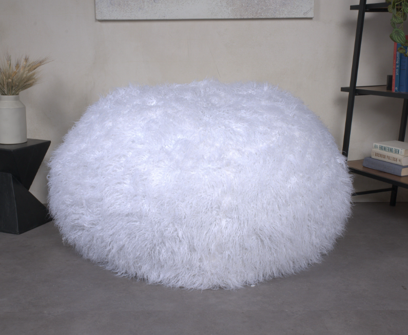 Cozy Cloud Faux Fur Bean Bag