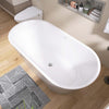 Elegant Oval Freestanding Soaking Tub