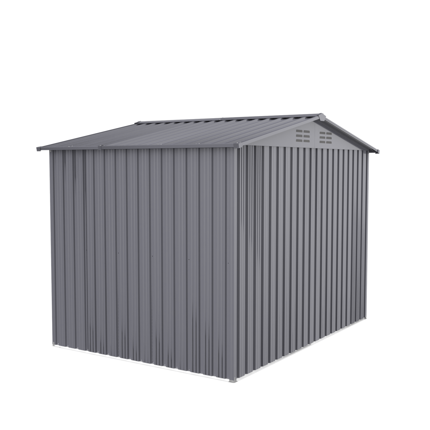 Spacious Metal Outdoor Shed with Sliding Doors – Perfect for Tools and Gear!