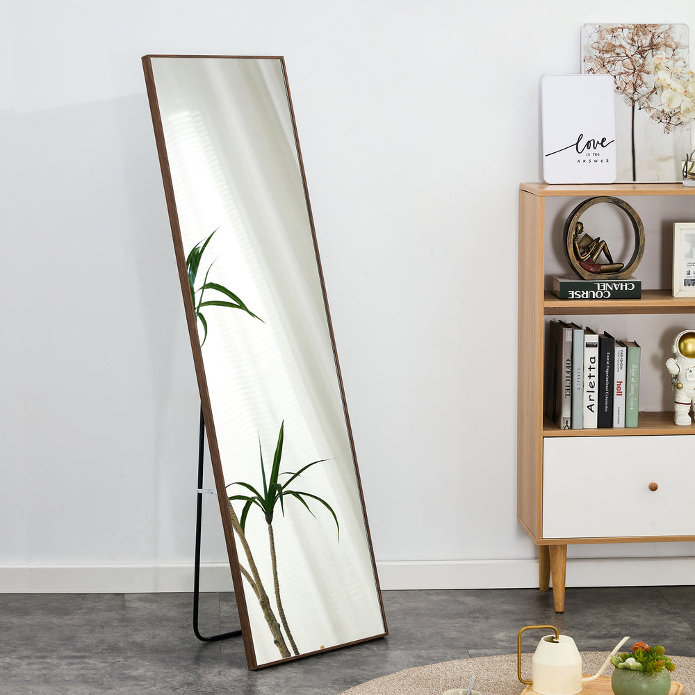 Stylish Brown Full-Length Dressing Mirror