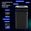 Smart Sensor Trash Can - Sleek Black Design