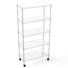 Versatile 5-Tier Wire Storage Rack