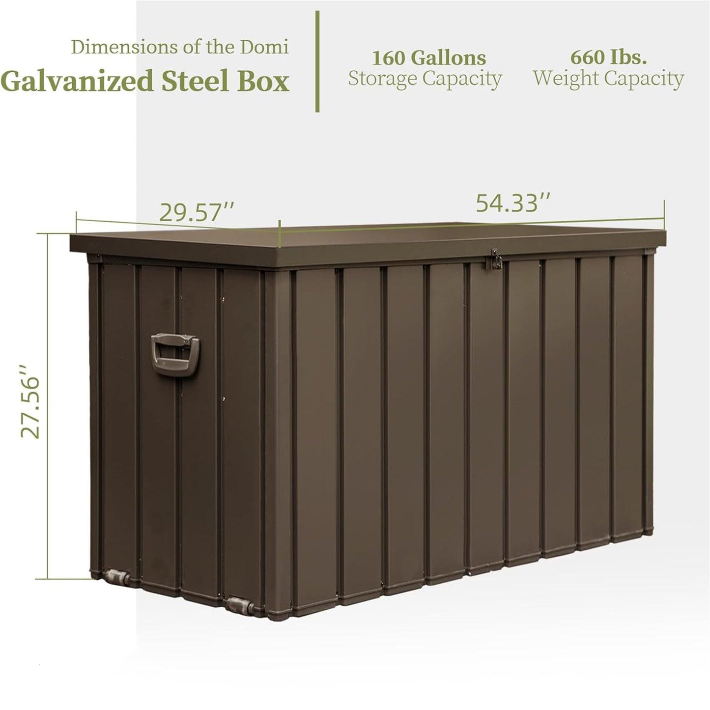 Stylish Waterproof Outdoor Storage Chest